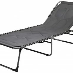 Nieuw ✨ CAMPZ Gewatteerd Ligbed, Zwart 🔥 -KAMPA-winkel campz padded lounger black 2