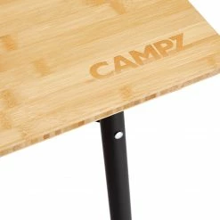 Flash-uitverkoop ⭐ CAMPZ Premium Bamboo Table 100x70x70cm, Beige/zwart ⌛ -KAMPA-winkel campz premium bamboo table 100x70x70cm black brown 2