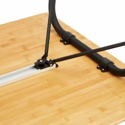 Flash-uitverkoop ⭐ CAMPZ Premium Bamboo Table 100x70x70cm, Beige/zwart ⌛ -KAMPA-winkel campz premium bamboo table 100x70x70cm black brown 6