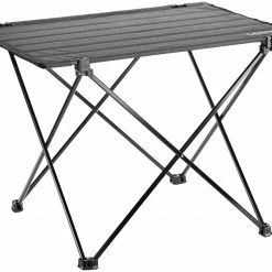 Uitgang 🤩 CAMPZ Roll-Out Table 55x42x40cm Ultra Light, Zwart/grijs 🛒