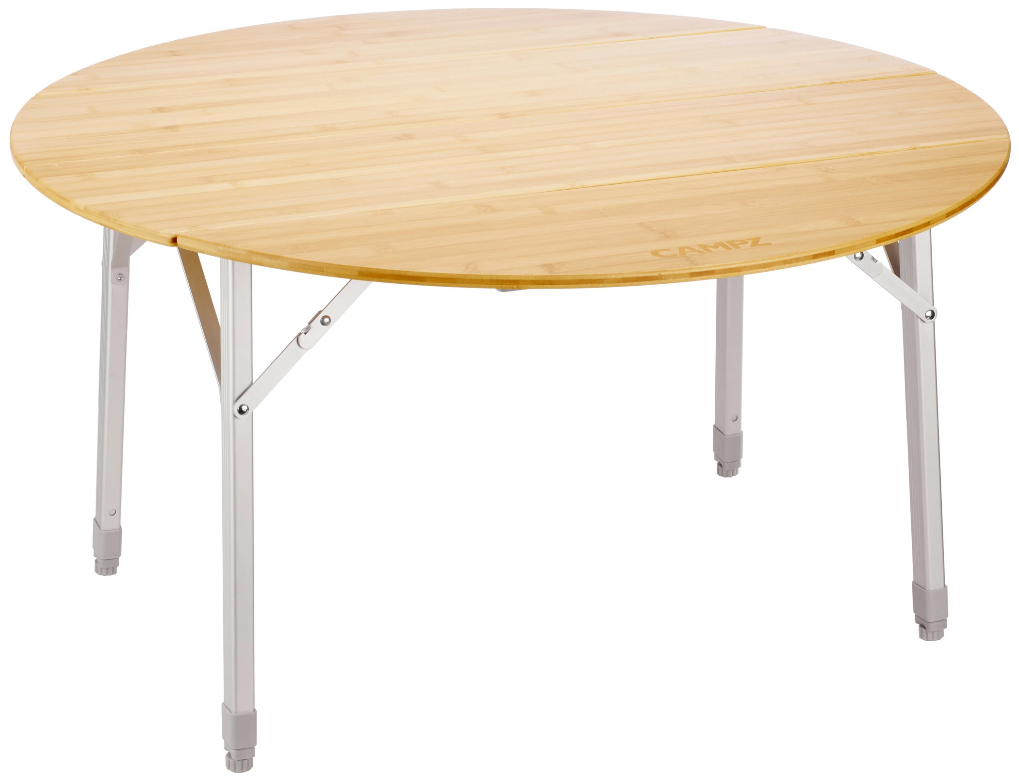 Goedkoopste ๐คฉ CAMPZ Round Bamboo Table 90x46/70cm, Bruin/grijs ๐ฅฐ 4 Goedkoopste ๐คฉ CAMPZ Round Bamboo Table 90x46/70cm, Bruin/grijs ๐ฅฐ - Afbeelding 2