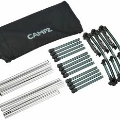 Beste Verkoop 😍 CAMPZ Reisbed XL, Zwart 🌟 -KAMPA-winkel campz travel bed xl black grey 11