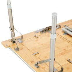 Korting 🥰 CAMPZ Utility Bamboo Table 51x78x40, Bruin ⭐ -KAMPA-winkel campz utility bamboo table 51x78x40 brown 10