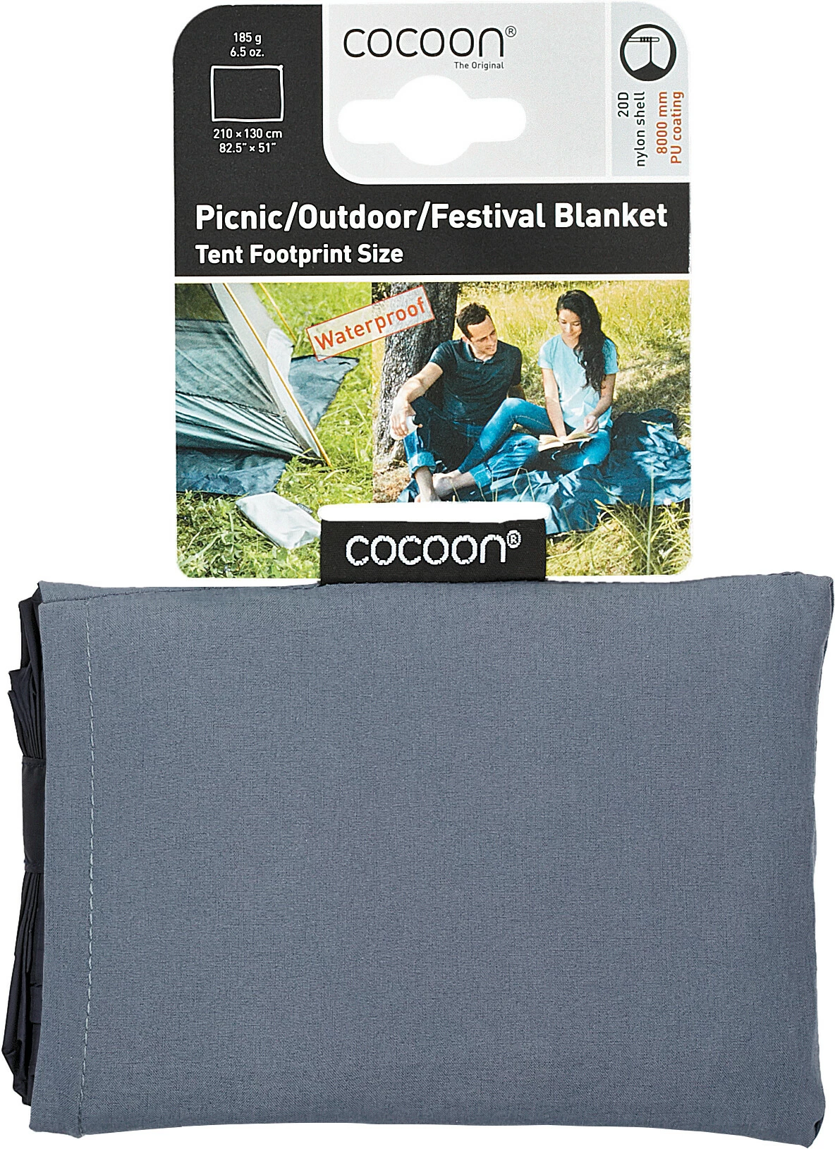 Begroting β Cocoon Picnic/Outdoor/Festival Deken 8000mm, 210x130cm, Blauw π 4 Begroting β Cocoon Picnic/Outdoor/Festival Deken 8000mm, 210x130cm, Blauw π - Afbeelding 2