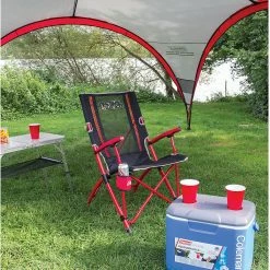 Korting 🎉 Coleman Bungee Stoel Festival Collectie, Zwart/rood ✨ -KAMPA-winkel coleman bungee chair festival collection red 5