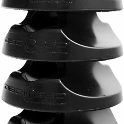 Promo 🛒 Disc-O-Bed Foot Pads Set Of 4, Zwart 🤩 -KAMPA-winkel disc o bed foot pads set of 4 black 3