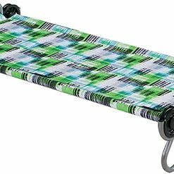 Begroting 👍 Disc-O-Bed Kid-O-Bed Rond Frame Zonder Zijvakken Kinderen, Groen/blauw 💯