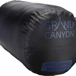 Beste Verkoop 👏 Grand Canyon Topaz Campingbed Hoes L, Blauw 🧨 -KAMPA-winkel grand canyon topaz camping bed cover l dark blue 6