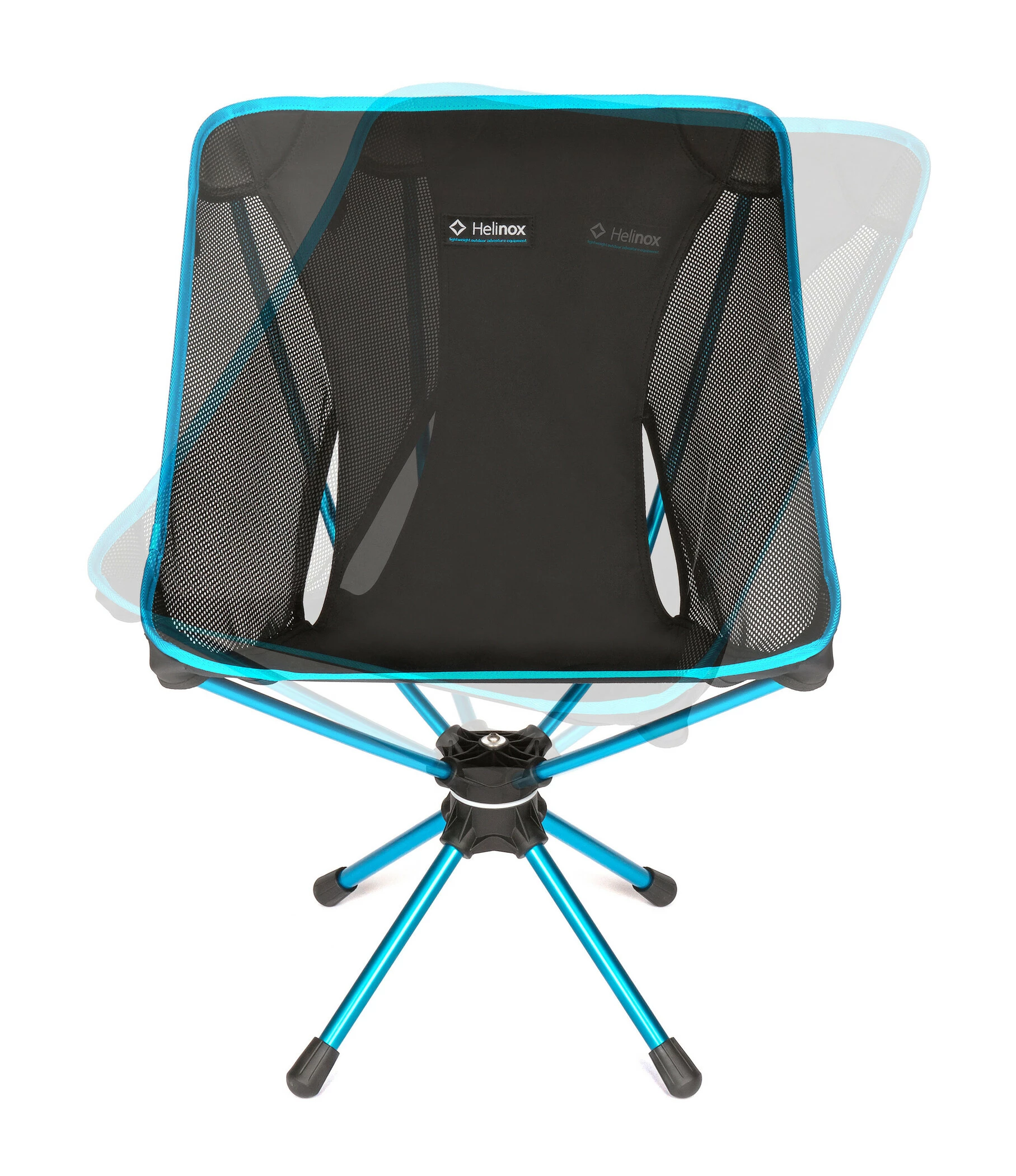 Uitgang 🔥 Helinox Swivel Chair, Zwart/turquoise 🛒 6 Uitgang 🔥 Helinox Swivel Chair, Zwart/turquoise 🛒 - Afbeelding 4