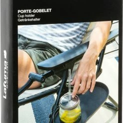 Hete verkoop ✔️ Lafuma Mobilier Cup Holder Voor Relax & Alu Cham/Low, Grijs 🔔 -KAMPA-winkel lafuma mobilier getraenkehalter fuer relax alu cham low anthracite 3