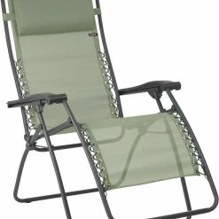 Nieuw 👍 Lafuma Mobilier RSXA Relax Stoel Met Cannage Phifertex, Blauw 💯