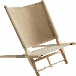 Beste Pirce 🎁 Nordisk Moesgaard Houten Stoel, Beige ⌛