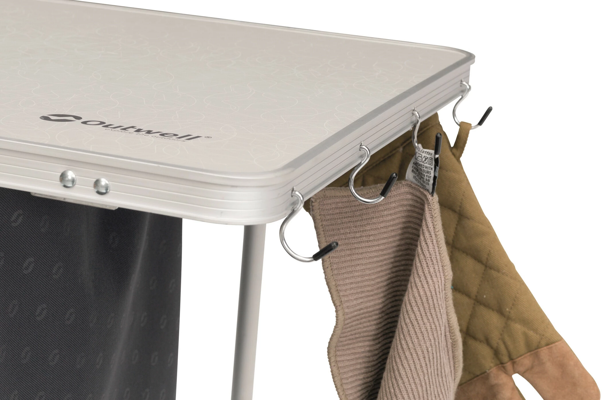 Groothandel βοΈ Outwell Andros Keukentafel, Zwart/wit π 5 Groothandel βοΈ Outwell Andros Keukentafel, Zwart/wit π - Afbeelding 3