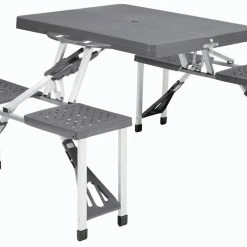 Beste deal ✨ Easy Camp Toulouse Picknicktafel, Grijs/wit 🎉