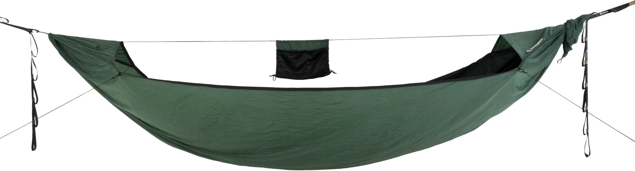 Coupon 😀 Ticket To The Moon Pro Hammock Incl. Zipable Mosquito Net And UHMPE Ridgeline, Groen ⌛ 4 Coupon 😀 Ticket To The Moon Pro Hammock Incl. Zipable Mosquito Net And UHMPE Ridgeline, Groen ⌛ - Afbeelding 2