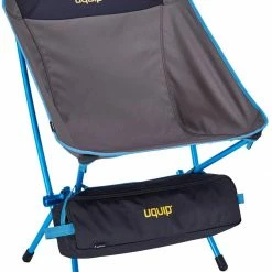 Uitgang 🔥 Uquip Infinity Folding Chair, Grijs/blauw ✔️