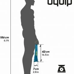 Beste Verkoop 🛒 Uquip Trinity Folding Chair L, Grijs 👏 -KAMPA-winkel uquip trinity faltstuhl l 3 1